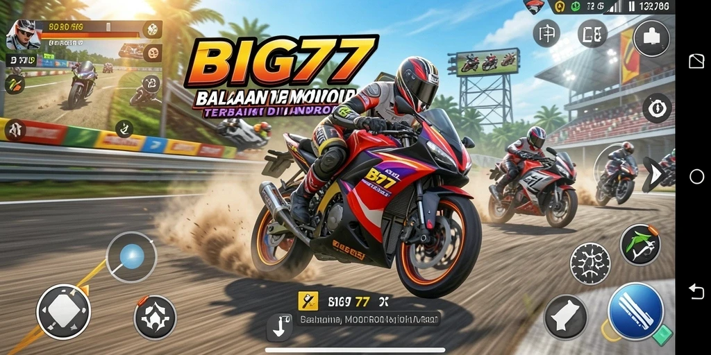 Gameplay seru balapan motor di BIG77 dengan grafik menakjubkan.