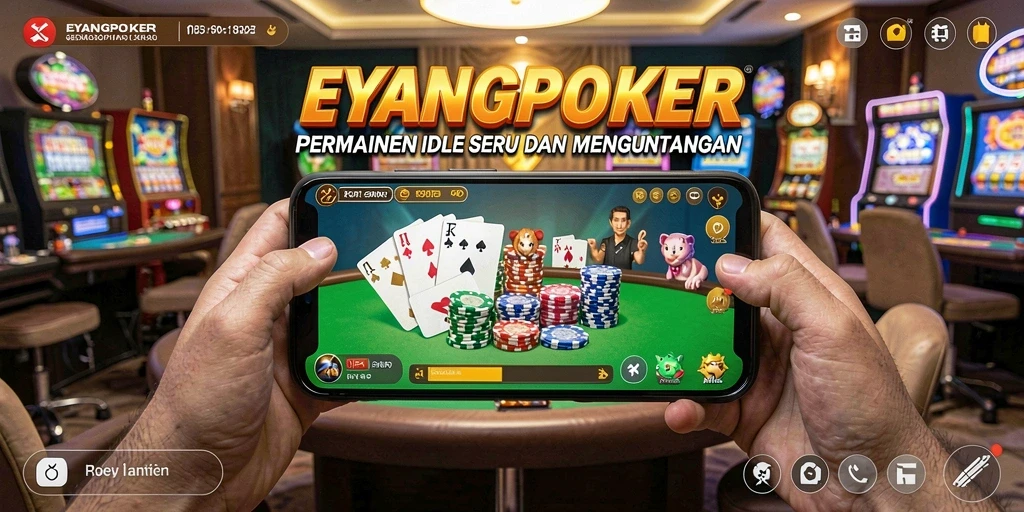 Tampilan menarik dari gameplay EYANGPOKER saat beraksi.