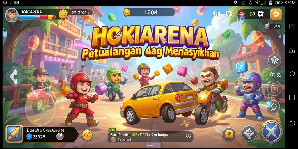 Tampilan menarik dari gameplay HOKIARENA yang penuh aksi.