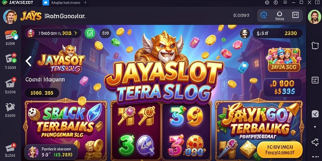 Tampilan menarik dari gameplay JAYASLOT yang memacu adrenalin.