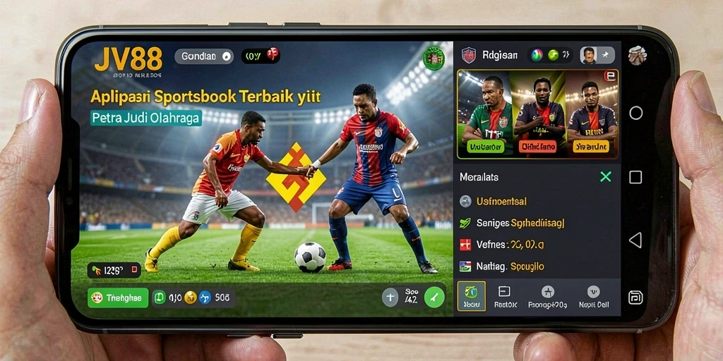 Screenshot menampilkan antarmuka taruhan langsung JV88 yang menarik.