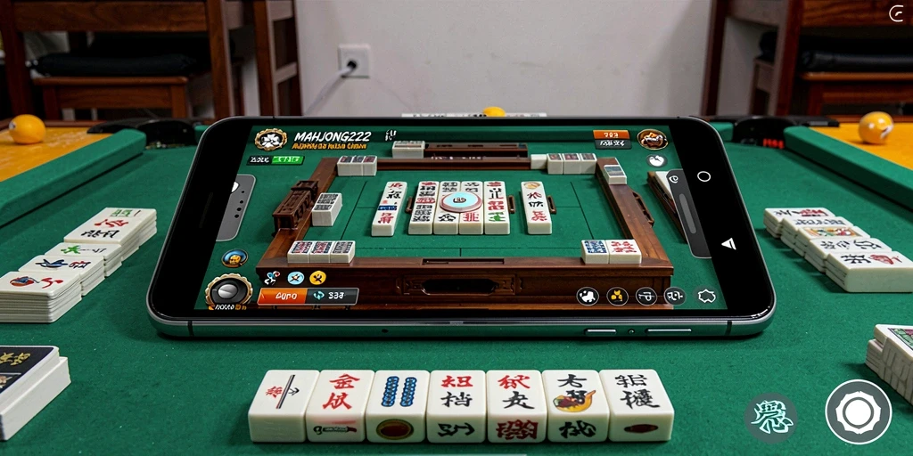 Tampilan gameplay MAHJONG222 yang menarik dan fungsional.