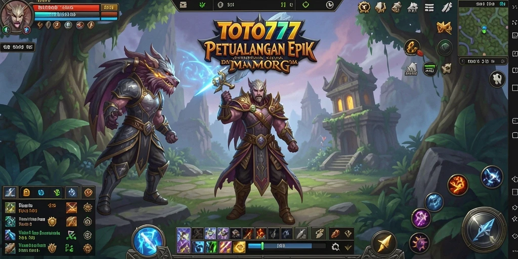 Tangkapan layar gameplay TOTO777 menampilkan aksi seru dalam dunia MMORPG.